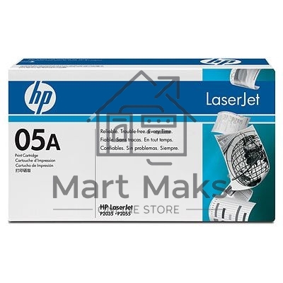 Картридж лазерный HP CE505A черный LJ P2055/P2035 (2300стр.)