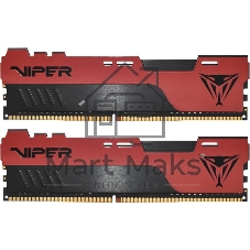 Оперативная память Patriot Viper Elite II, DDR4, 32GB (2x16 GB), 3600 MHz, CL20, DIMM, радиатор, красный, черный
