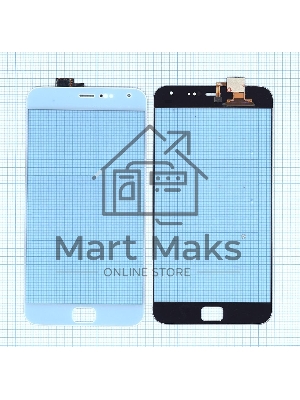 Сенсорное стекло (тачскрин) для Meizu MX4 Pro белое