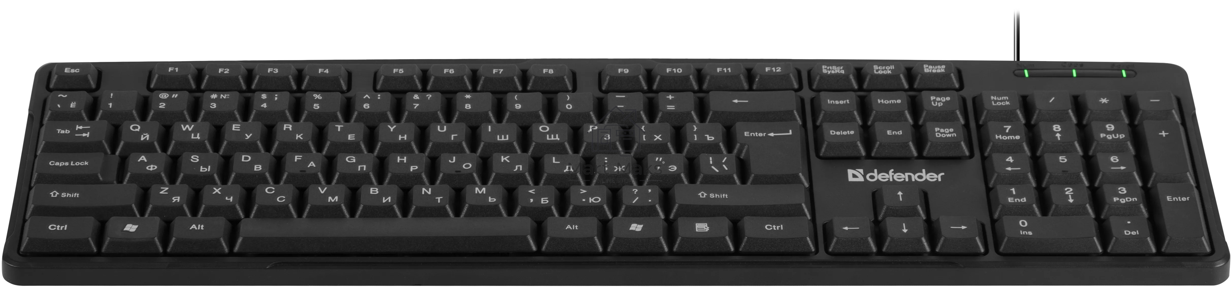 Клавиатура Defender Next HB-440 RU проводная, USB, черный