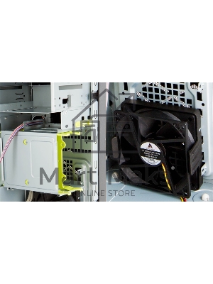 Компьютерный корпус Mini Tower InWin EFS712 Black U3*2+U2*2+A(HD) + front fan holder + Screwless mATX (без блока питания)