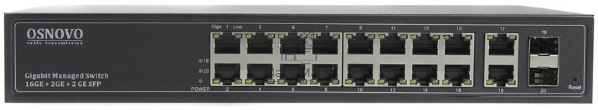Коммутатор Osnovo SW-71802/L неуправляемый