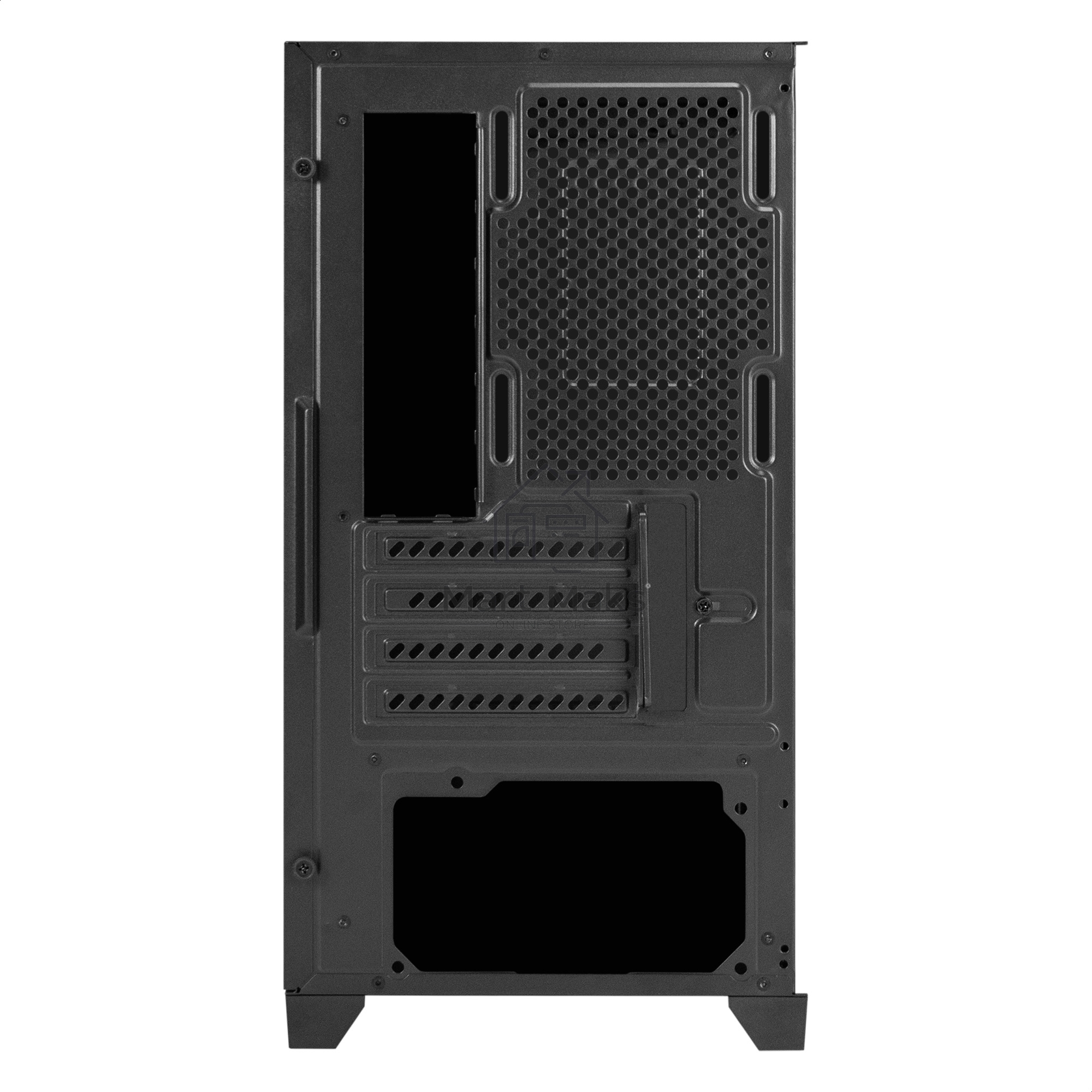 Компьютерный корпус Minitower ExeGate i3 SEA LE (mATX, без БП, 1*USB+1*USB3.0, HD аудио, черный, передняя и боковая панели - закаленное стекло)