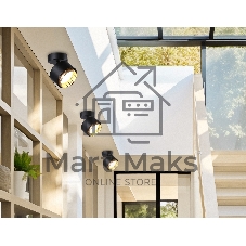 Светильник Ambrella light TN71282  BK/GD черный/золото GX53 max 12W D95*137