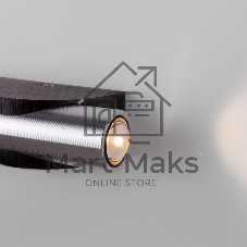 40109/LED / Светильник настенный светодиодный  Steel LED чёрный/сталь