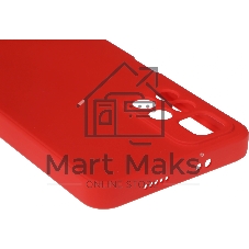 Чехол (клип-кейс) BORASCO Microfiber Case, для Xiaomi Poco M4 Pro, красный