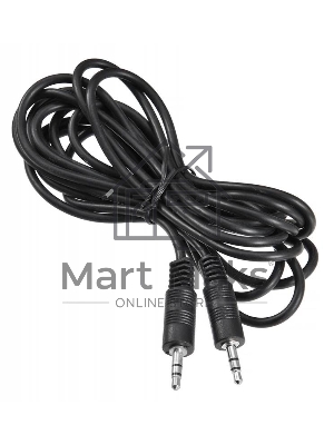 Кабель соединительный аудио Buro BAAC002-3 Jack 3.5 (m)/Jack 3.5 (m) 3м. черный BAAC002-3