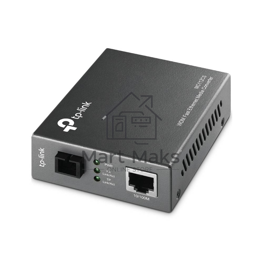 Сетевой коммутатор TP-Link SMB MC112CS Медиаконвертер 10/100M RJ45 to 100M single-mode, Full-duplex, up to 20Km
