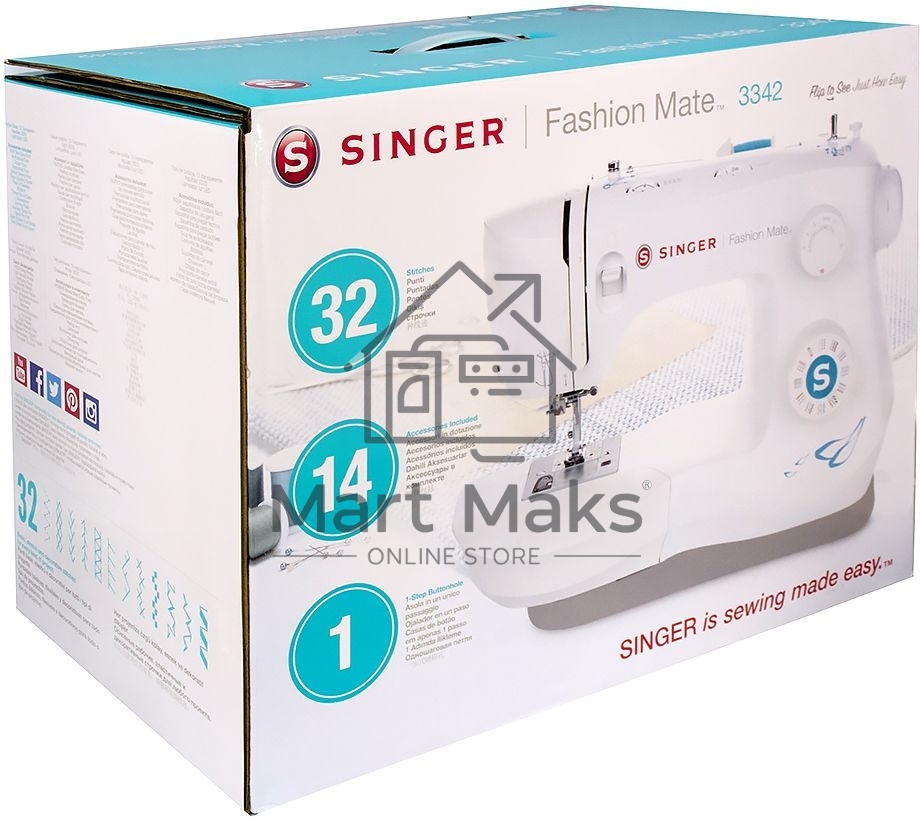 Швейная машина Singer Fashion Mate 3342 белый
