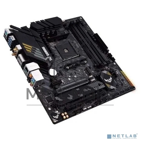 Материнская плата ASUS TUF GAMING B550M-PLUS WI-FI II, AM4, AMD B550, 4xDDR4, 4xSATA, 2xM.2, 1xPCIe 4.0 x16, 1xPCIe 3.0 x4, 1xPCIe x1, 1xDP, 1xHDMI, 1x 2.5Gb LAN, 1xUSB-C 3.2 Gen 2, 4xUSB-A 3.2 Gen 1, 2xUSB-A 2.0, 5x3.5 мм, TOSLINK, 7.1, mATX