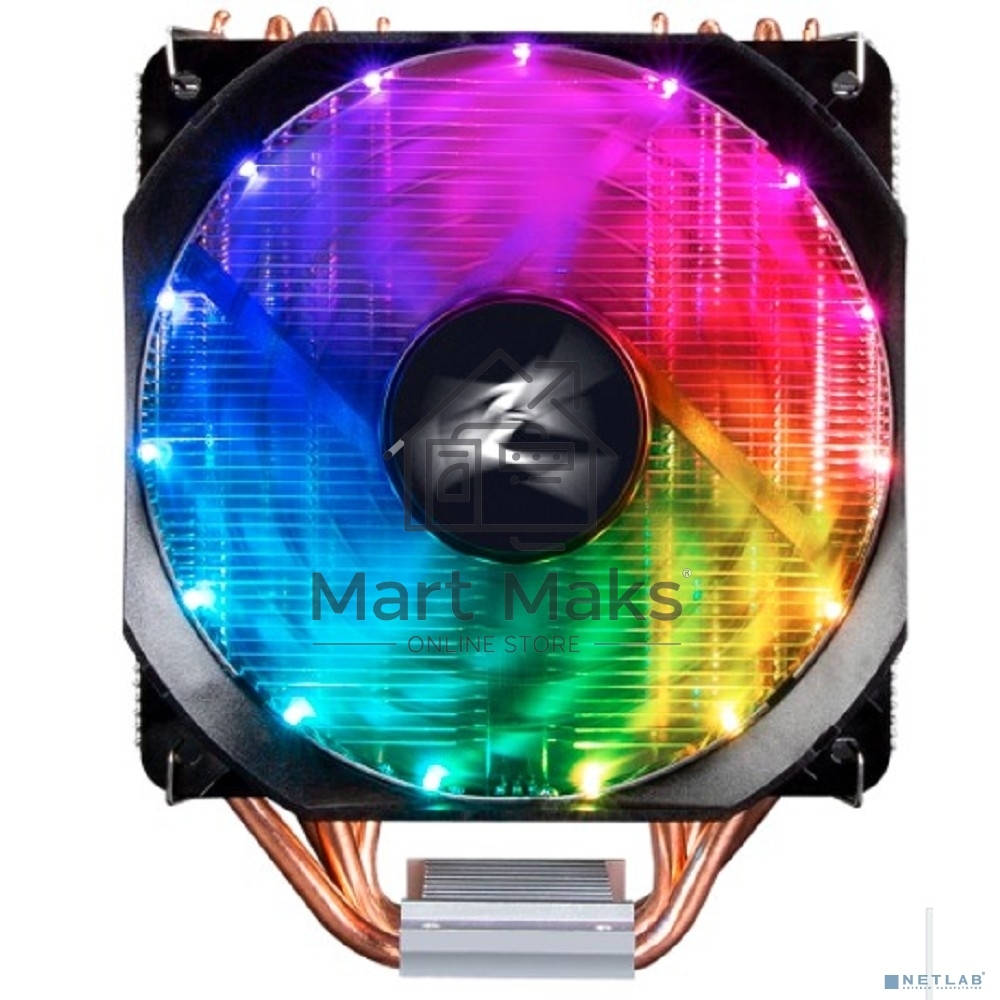 Кулер для процессора Zalman CNPS9X OPTIMA RGB серебристый/черный, 120 мм, алюминий/медь, 1500 об/мин, 26 дБ, 4 pin, 180 Вт, 156 мм