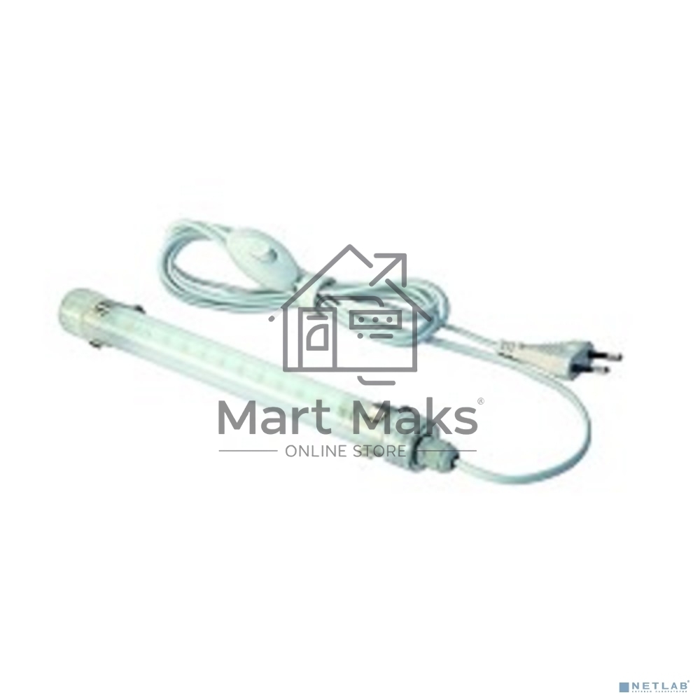 Панель осветительная Rem, с кронштейном серого цвета, 1U, 40х484х35 мм (ВхШхГ), 230V, 19