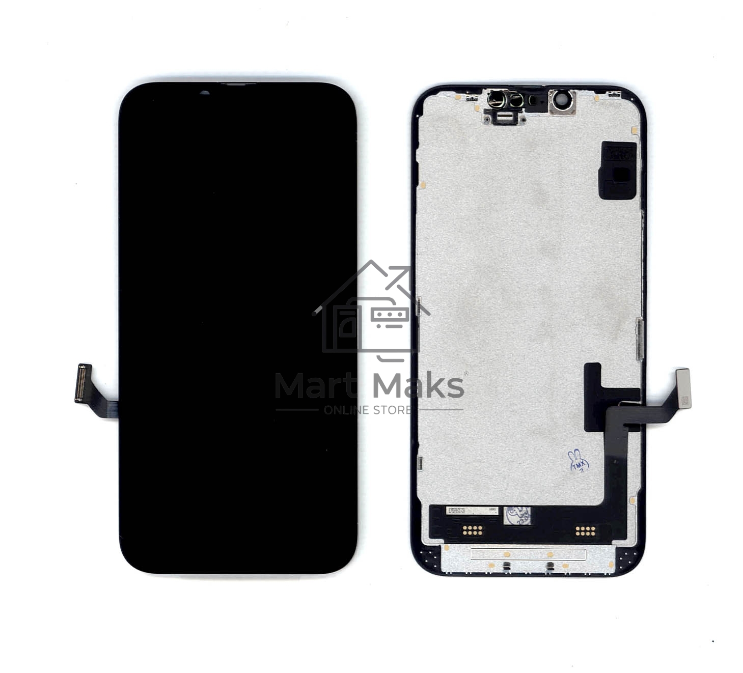 Дисплей (модуль) для Apple iPhone 14 в сборе с тачскрином, черный