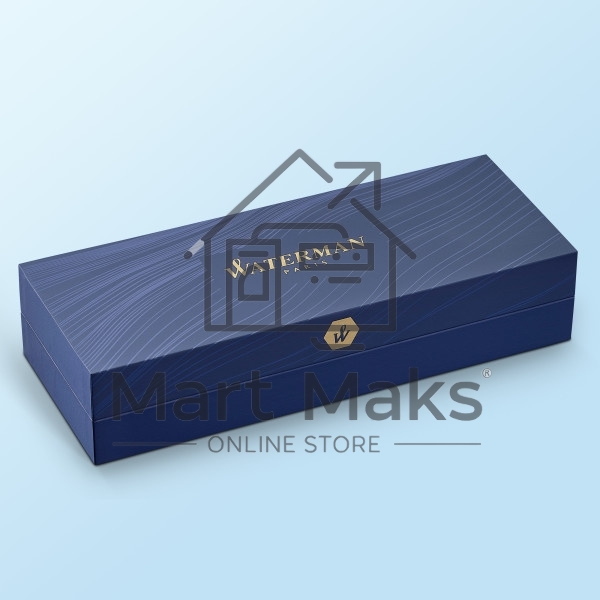 Ручка роллер Waterman Hemisphere (CWS0920450) Steel CT F, черные чернила, подарочная коробка
