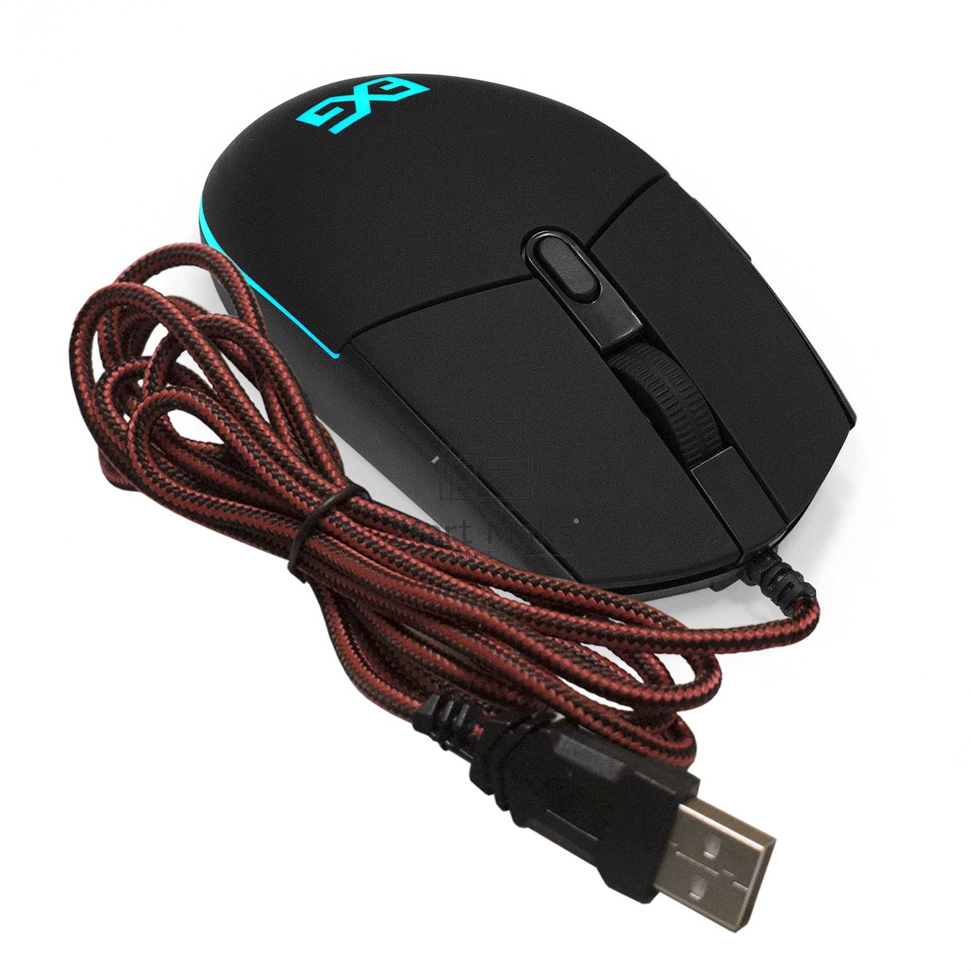 Мышь проводная ExeGate SL-9066 черный, 2400 dpi, USB, кнопки - 6