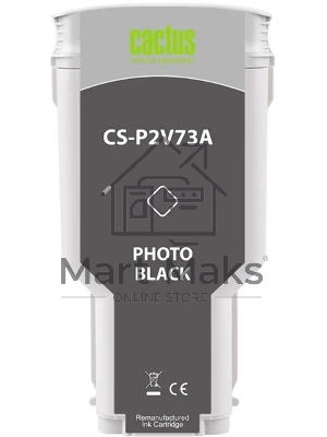 Картридж струйный Cactus CS-P2V73A №730 фото черный (300мл) для HP Designjet T1600/1700/2600