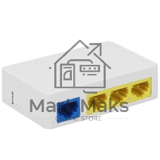 Коммутатор неуправляемый Tenda S204PD, PoE 4x100 Мбит/с, настольный, пластиковый корпус
