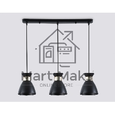 Светильник Ambrella light TR8469/3 BK/FGD черный/золото E27/3 max 60W 550*135*1000