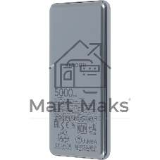 Портативный аккумулятор Xiaomi Ultra Slim 5000mAh QC/PD 20W 2.4A USB-C серый (BHR9535GL)