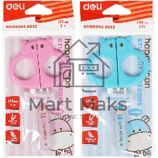 Ножницы Deli E6032 детские 128мм сталь ассорти