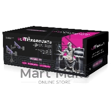 Кронштейн для мониторов Ultramounts UM742BP черный/фиолетовый 24