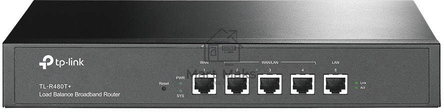 Маршрутизатор TP-Link SMB TL-R480T+ Роутер для ср.бизнеса 1WAN+4LAN 10/100Mb/s,Intel IXP 266MHz, Firewall,NAT,VPN