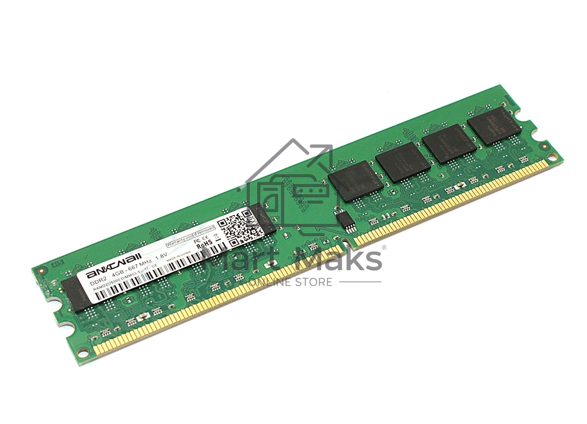 Оперативная память Ankowall, DDR2, 4GB (1x4GB), 667 MHz, CL5