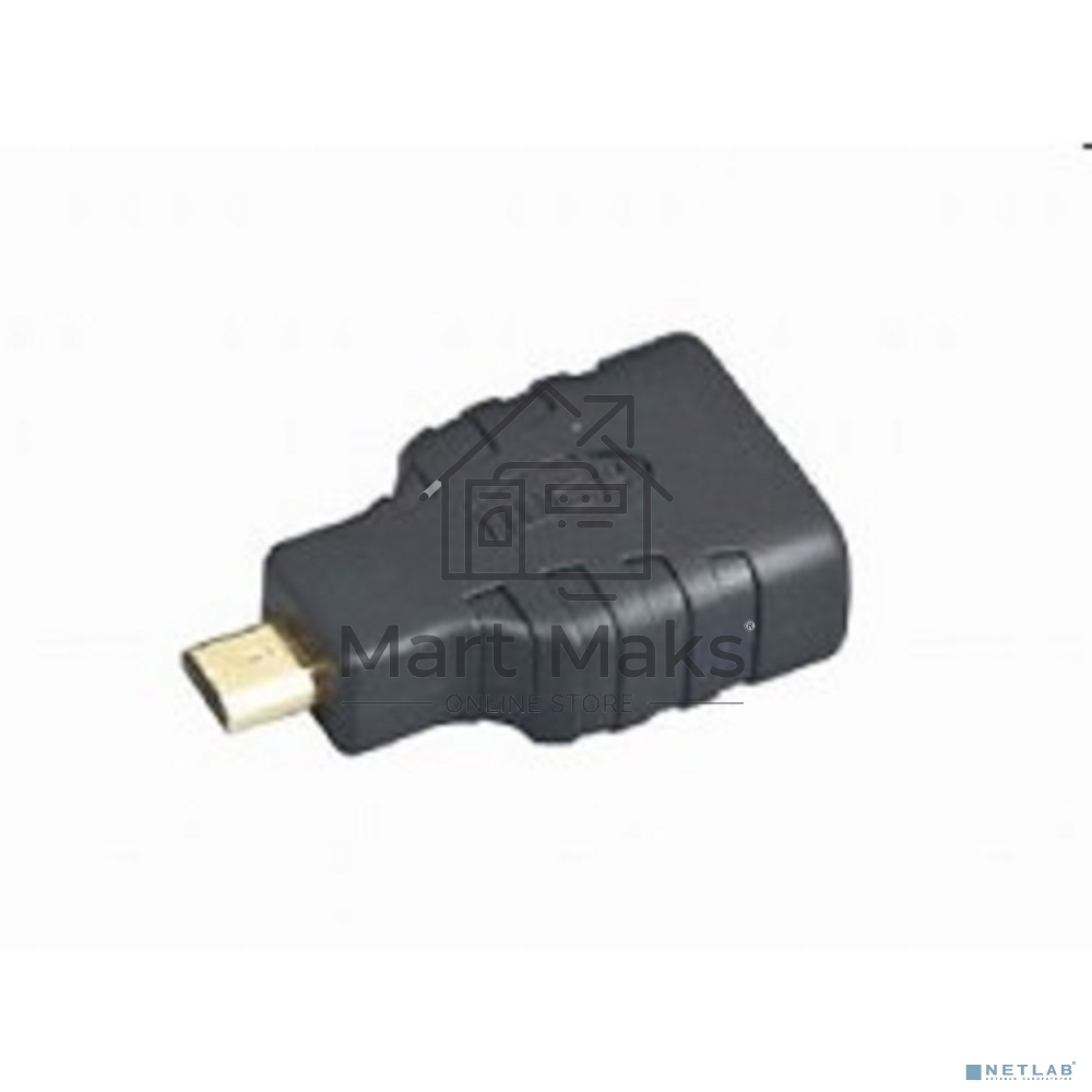 Переходник Gembird Переходник HDMI-microHDMI 19F/19M, золотые разъемы, пакет