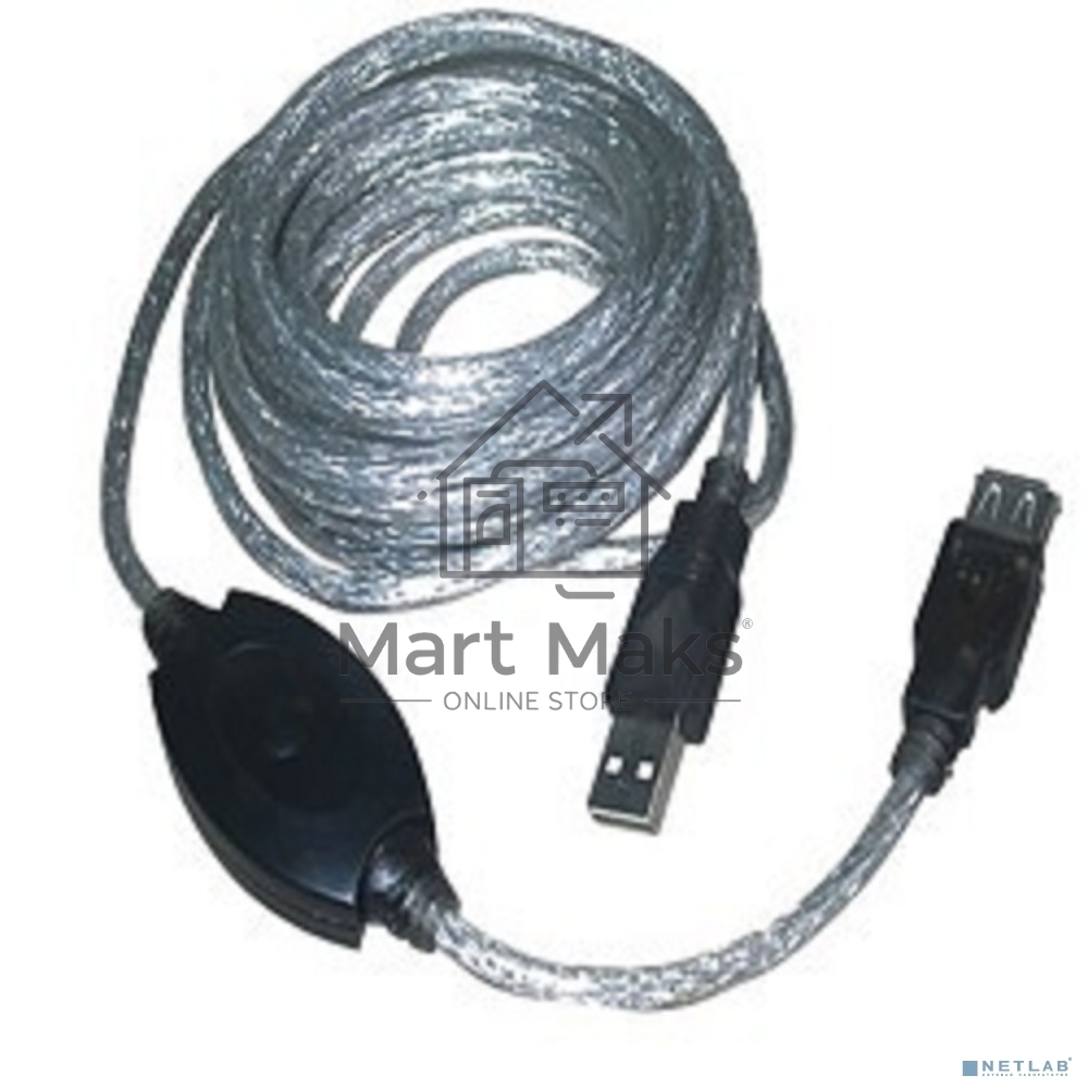 Кабель-адаптер VCOM VUS7049-25M USB2.0-repeater, удлинительный активный <Am-->Af> 25м