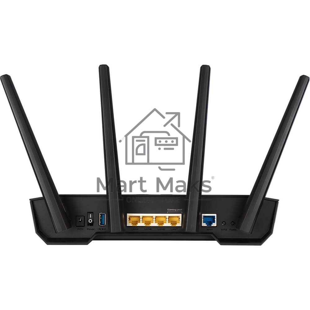 Роутер беспроводной Asus TUF-AX3000 V2/EU/13/P_EU (90IG0790-MO3B00) (760344)