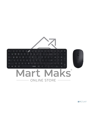 Комплект клавиатура+мышь Rapoo 9320M беспроводной, USB, 2400 DPI, чёрный