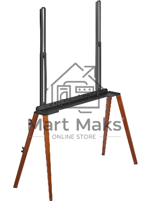 Подставка для телевизора Cactus CS-ST3646BKWN черный/орех 49