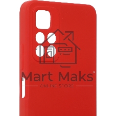 Чехол (клип-кейс) BORASCO Microfiber Case, для Xiaomi Poco M4 Pro, красный