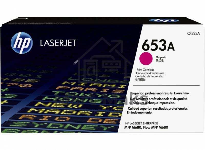 Тонер Картридж HP 653A CF323A пурпурный для HP MFP M680/Flow MFP M680 (16000стр.)