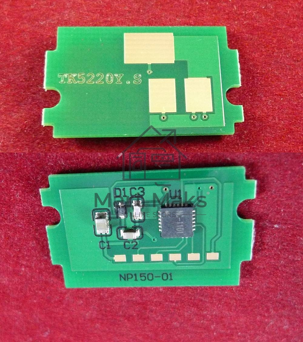Чип для Kyocera Ecosys P5021cdn/M5521cdn (TK5220Y) Yellow 1.2K (ELP, Китай)