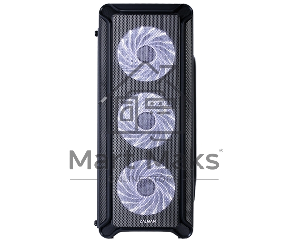 Компьютерный корпус ZALMAN I3, без БП, большое боковое окно, черный,ATX