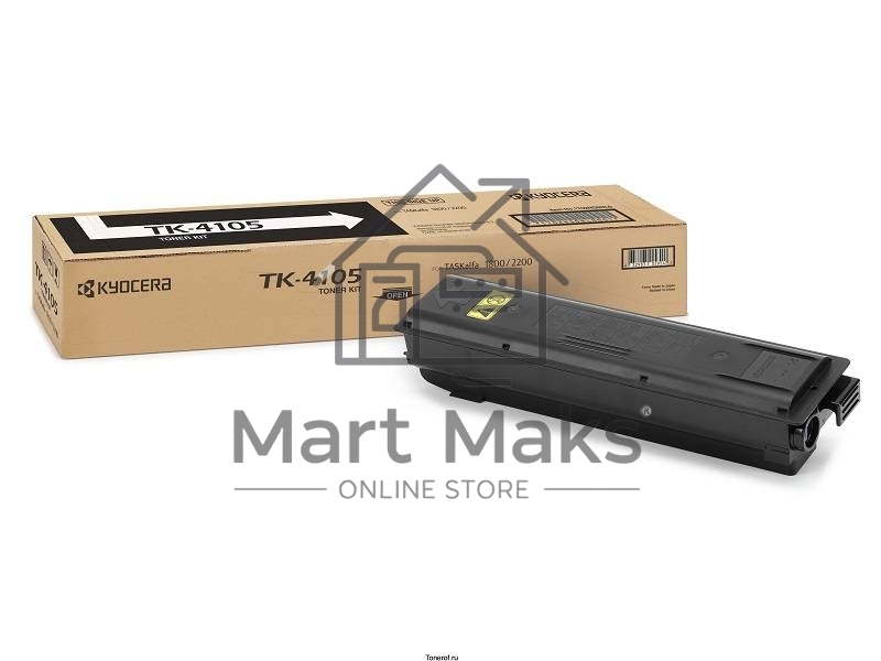 Картридж лазерный Kyocera TK-4105 (1T02NG0NL0) черный для TASKalfa 1800/2200/1801/2201 15000 стр