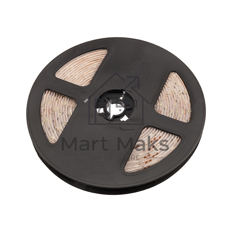 Лента LED силикон, 8 мм, IP65, SMD 2835, 60 LED/m, 12 V, цвет свечения белый