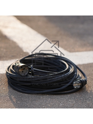 Удлинитель-шнур Rexant КГ 3х1.5, 30 м, морозостойкий, с/з, 16 А, 3500 Вт, IP44 (Сделано в России)