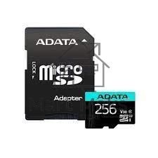 Карта памяти MICRO SDXC 256Gb W/AD. AUSDX256GUI3V30SA2-RA1 ADATA