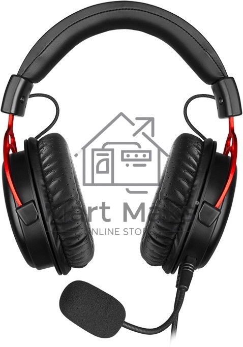 Игровые наушники SVEN AP-G1000MV с микрофоном черно-красные (mini jack O 3,5 мм (4 pin), 50 мм)
