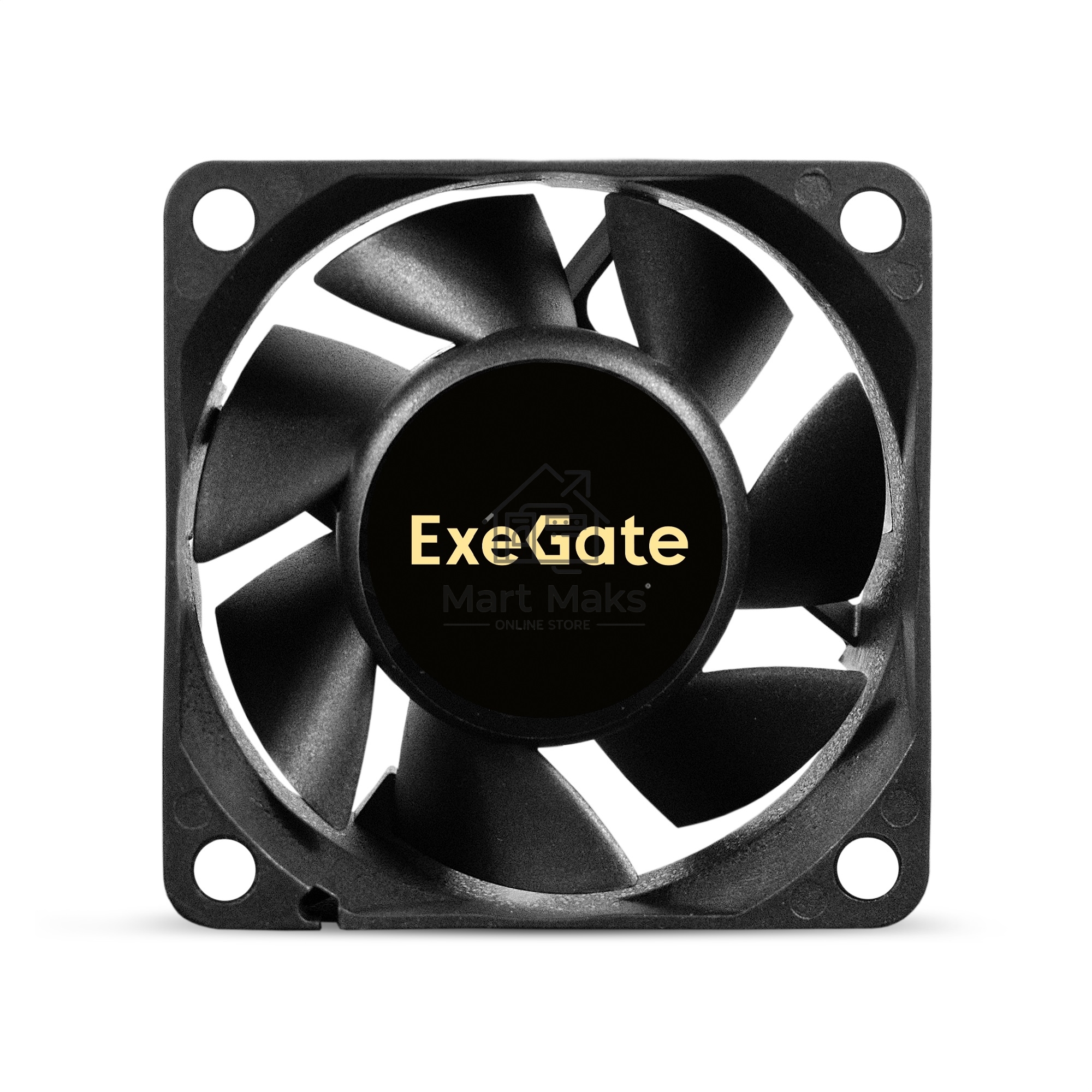 Вентилятор для корпуса ExeGate ExtraPower EP06025B2P черный, 60 мм, 4500 об/мин, 31 дБ, 2 pin