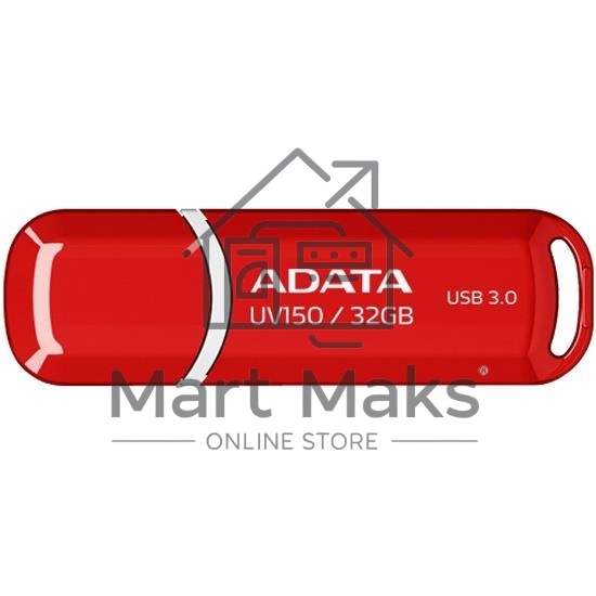 Флешка USB R/W ADATA Flash Drive 32Gb UV150 AUV150-32G-RRD USB3.0, Red