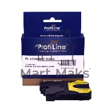 Картридж струйный ProfiLine PL-LC39/985Y для принтеров Brother DCP-J125/DCP-J315W/DCP-J515W/MFC-J220/MFC-J265W/MFC-J410/MFC-J415W с чернилами Yellow