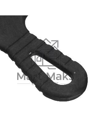 Шпатель из нержавеющей стали Сибртех 200 мм, зуб 6х6 мм, пластмассовая ручка 85464