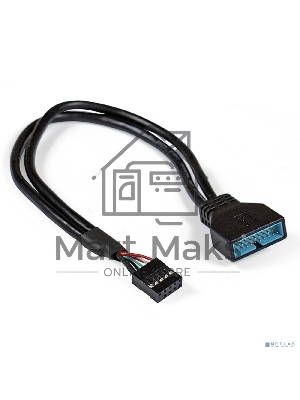 Кабель-переходник ExeGate EX284940RUS USB 2.0-USB 3.0 ExeGate EX-CC-U3U2-0.3 (9pin/19pin, 0,3м)
