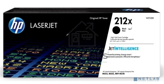 Картридж лазерный Cartridge HP 212X для CLJ Enterprise M554/M555/M578, черный ( 13 000 стр.)