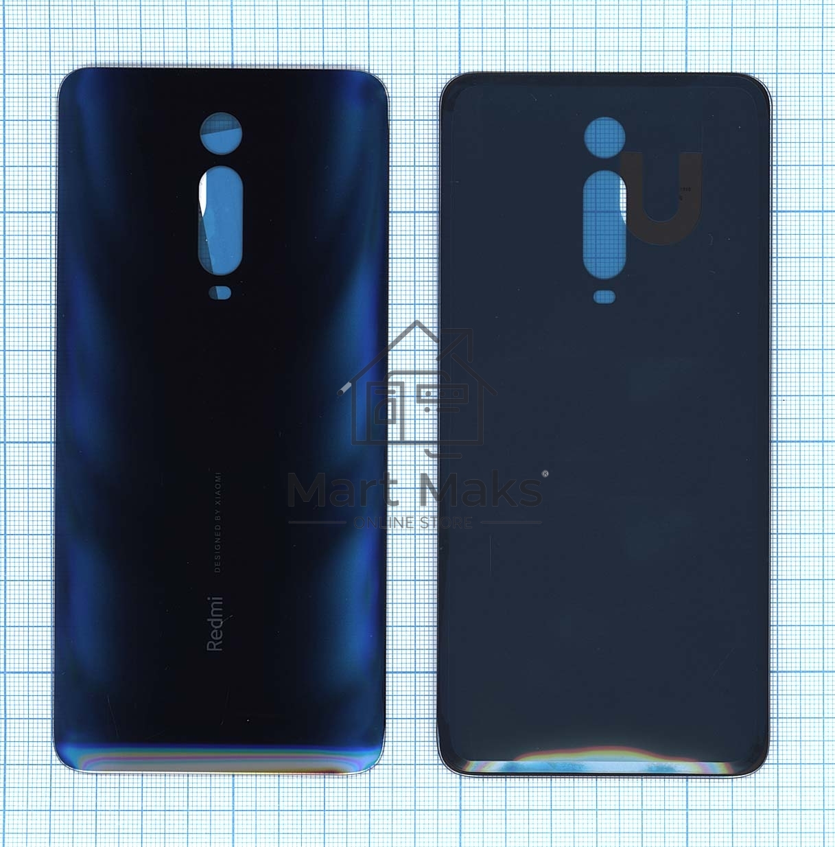 Задняя крышка для Xiaomi Redmi K20 синяя