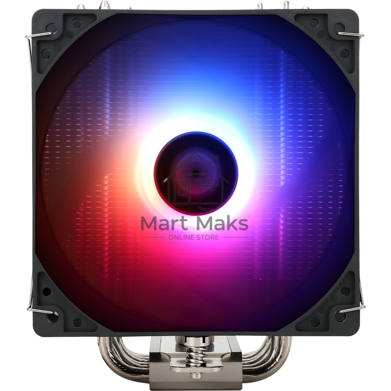 Кулер для процессора Thermalright Burst Assasin 120 ARGB (4-pin PWM, 154mm, Ni/CU, 6x6mm, ARGB, 1x120mm, 66.17CFM, 25.6dBA, 1550RPM, S: 1700, 1200, 115X, AM5, AM4)
