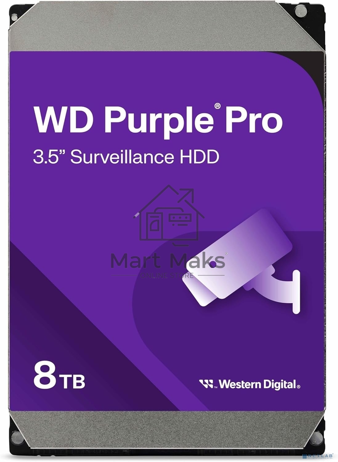 Жесткий диск HDD Western Digital Surveillance Purple Pro8TB 7200rpm SATA-III 256Mb 3.5